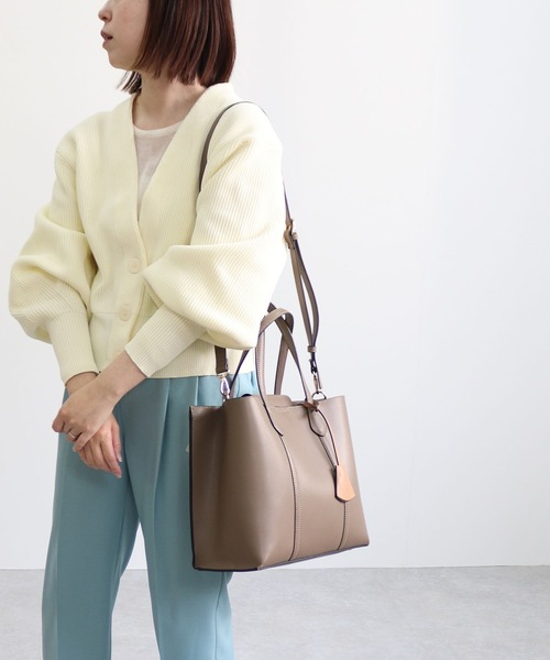 MIAN トートバッグ CALLA / 横型A4トートバッグ レディース