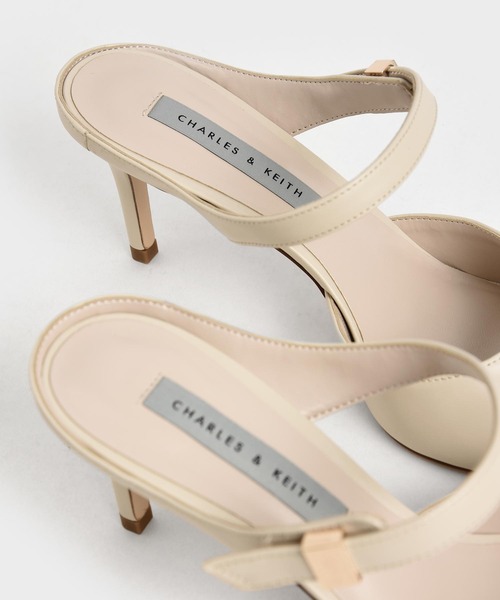 アンクルストラップ　ミュール CHARLES & KEITH アンクルストラップ ミュール 【再入荷