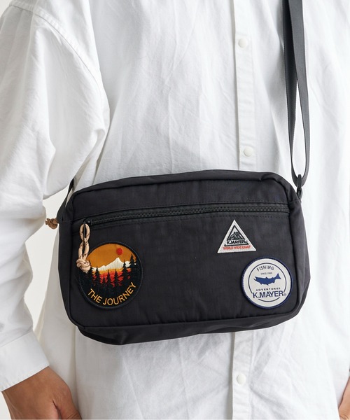 KRIFF MAYER（クリフメイヤー） ショルダーバッグ ワッペン横型