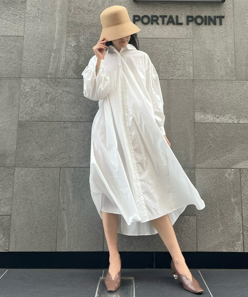 eimy istoire ワンピース バックシャンシャツワンピース レディース 