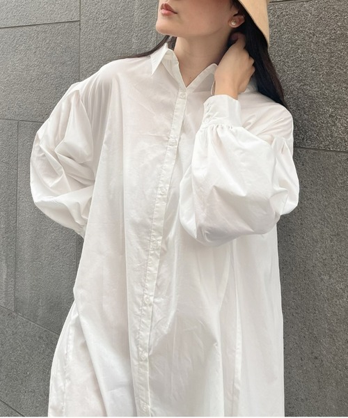 eimy istoire ワンピース バックシャンシャツワンピース レディース 