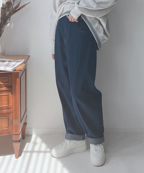 AS KNOW AS（アズノゥアズ） ジーンズ デニム デニムパンツベルト付