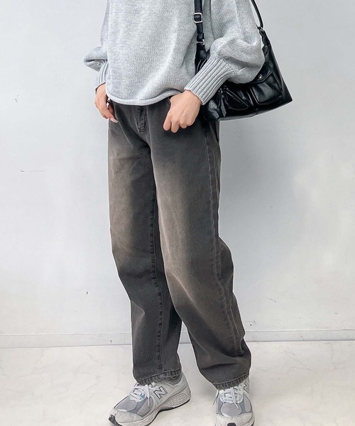 AS KNOW AS（アズノゥアズ） ジーンズ デニム デニムパンツベルト付