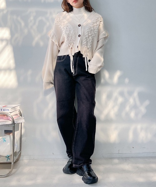 AS KNOW AS（アズノゥアズ） ジーンズ デニム デニムパンツベルト付