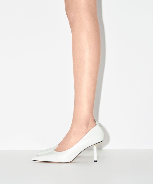 CHARLES & KEITH  シリンダーヒール　アイボリーホワイト CHARLES ＆ KEITH パンプス シリンダーヒール : ZOZOTOWN Yahoo