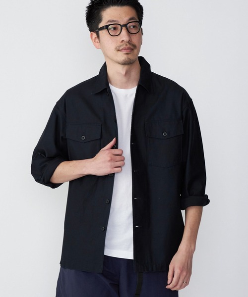 SHIPS.me【美品】ミリタリー BDUシャツ SHIPS.me ミリタリージャケット モッズコート 「ZOZO限定」SHIPS.me