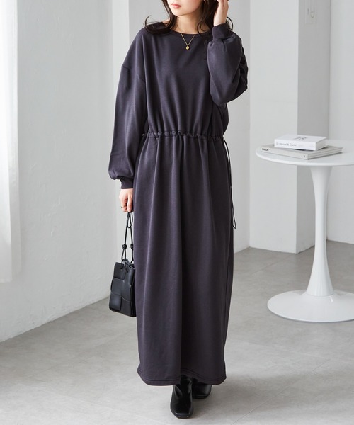 RANAN（ラナン） ワンピース 裏起毛/アンチピリング ドロスト