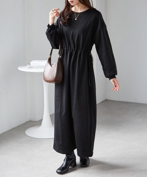 RANAN（ラナン） ワンピース 裏起毛/アンチピリング ドロスト