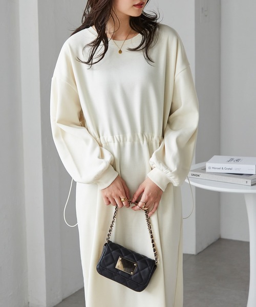 RANAN（ラナン） ワンピース 裏起毛/アンチピリング ドロスト