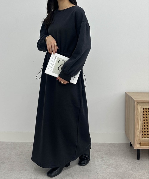 RANAN（ラナン） ワンピース 裏起毛/アンチピリング ドロスト