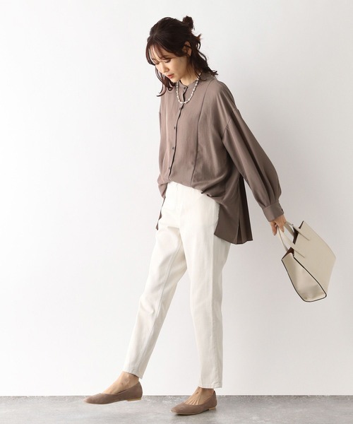 シャツ ブラウス お手入れらくらくバックプリーツ長袖/966330 レディース | GLOBAL WORK | 10