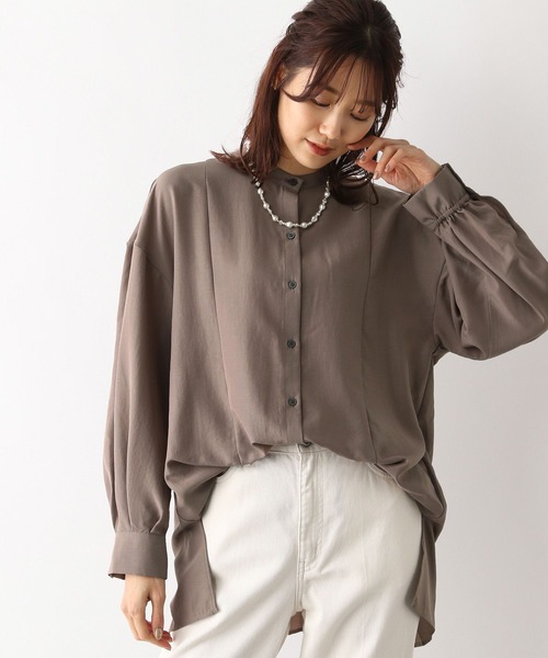 シャツ ブラウス お手入れらくらくバックプリーツ長袖/966330 レディース | GLOBAL WORK | 15