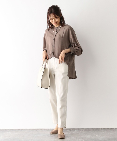 シャツ ブラウス お手入れらくらくバックプリーツ長袖/966330 レディース | GLOBAL WORK | 09