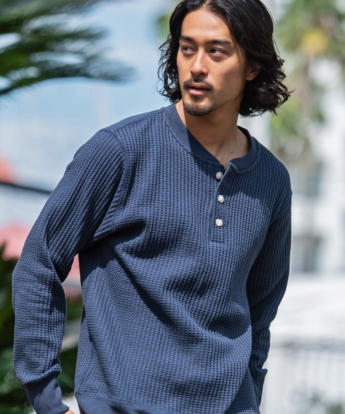JEMORGAN（ジェーイーモーガン） ヘンリーネック tシャツ 「JEMORGAN