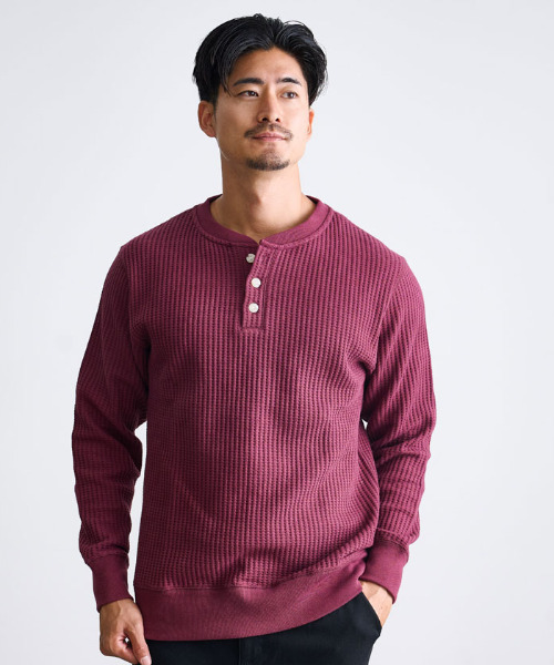JEMORGAN（ジェーイーモーガン） ヘンリーネック tシャツ 「JEMORGAN