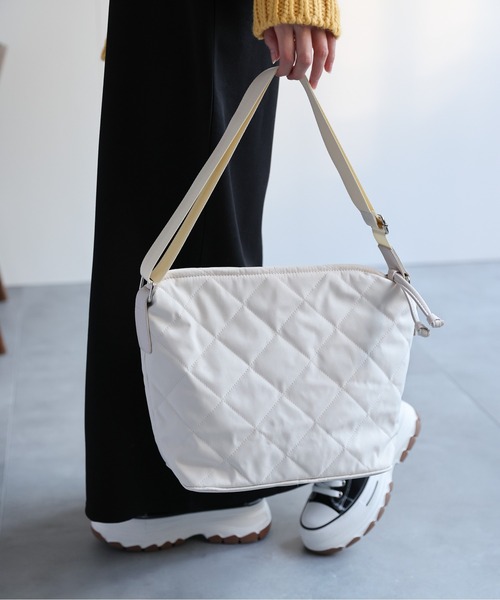 sakishimatokyo ショルダーバッグ バッグ 「マチあり/長さ調整可能