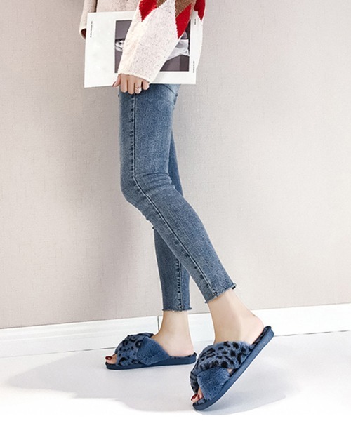 miniministore（ミニミニストア） サンダル ファーサンダル レディース