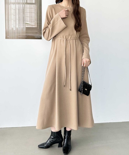 GeeRA ワンピース ウエストタック美ラインワンピース : ZOZOTOWN