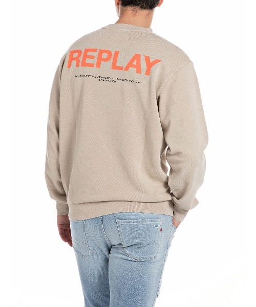 REPLAY トレーナー スウェット リラックスフィットスウェット