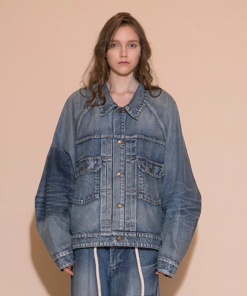 ジャケット・アウター my beautiful landlet / denim blouson my beautiful landlet（マイビューティフルランドレット）の