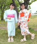 浴衣 浴衣3点セット キッズ 子供 女の子の詳細画像3