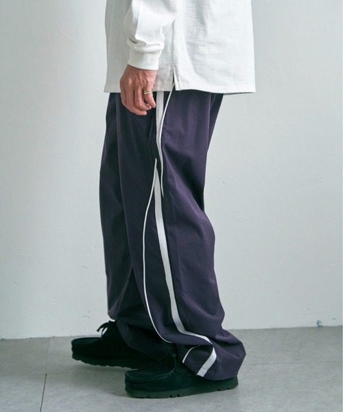 Nodress 18SS セパレートパンツ NO NEED パンツ 切替パイピング ドロストラインパンツ メンズ