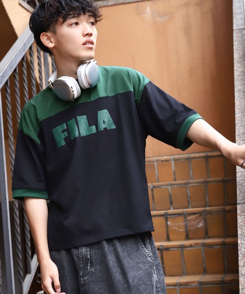 FILA（フィラ） tシャツ 半袖 90's ヴィンテージ ロゴ プリント 半袖