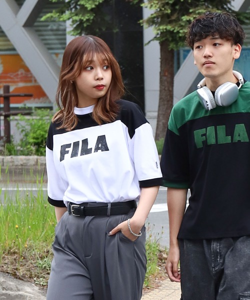 FILA（フィラ） tシャツ 半袖 90's ヴィンテージ ロゴ プリント 半袖