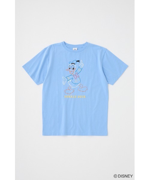 Disney moussy Tシャツ Disney SERIES CREATED by MOUSSY tシャツ MD OVERSIZED Tシャツ