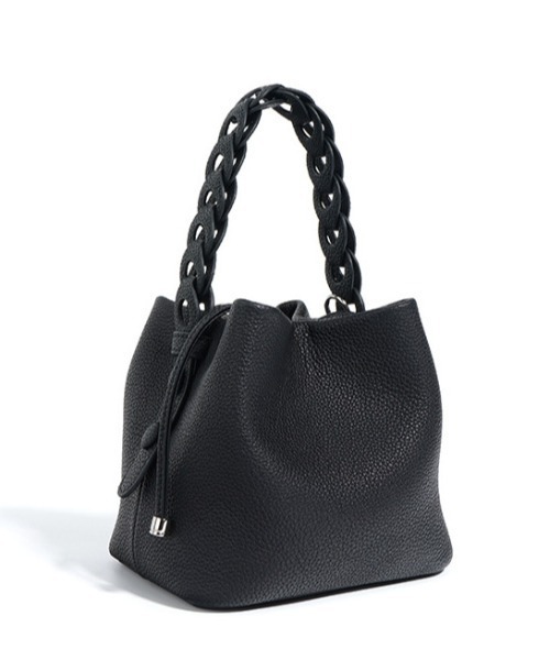 限定　セール中★IENA 黒 レザー 円筒形 ハンドバッグ　美品 レザーバッグ JD－K205 | JUNYA WATANABE (Women