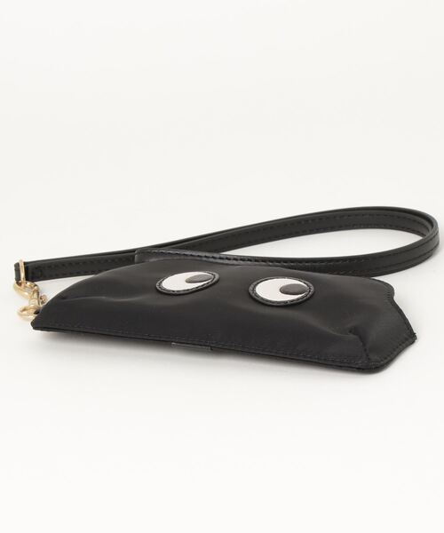 関税・送料込【Anya Hindmarch】Eyes ナイロン メガネポーチ ANYA HINDMARCH - アニヤハインドマーチ EYES ポーチ 黒