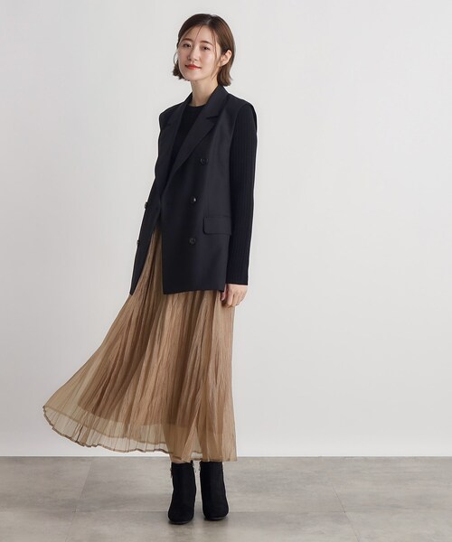 grove スカート オーガンジープリーツスカート : ZOZOTOWN Yahoo!店