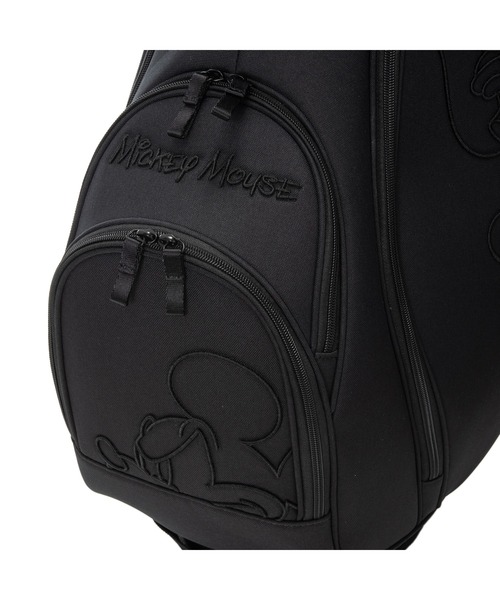 Disney ゴルフ スタンドキャデイバッグ BLACK MICKEY メンズ