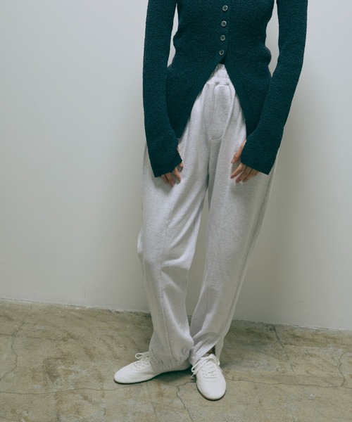 EN NEUME スウェットパンツ ジャージ 「Set Up」Slit Sweat Pants
