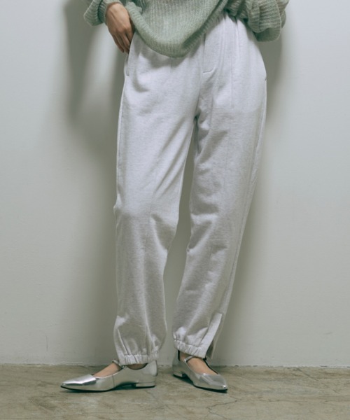 EN NEUME スウェットパンツ ジャージ 「Set Up」Slit Sweat Pants