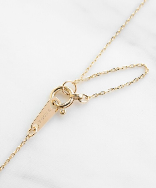 TOCCA ネックレス PIECE OF FLOWER NECKLACE K10 ピンク