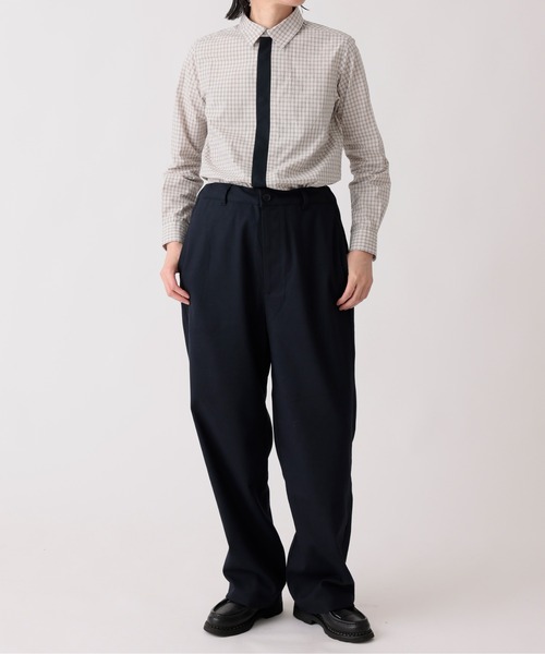 ARCH & LINE（アーチアンドライン） ブラウス シャツ OG CHECK KNIT