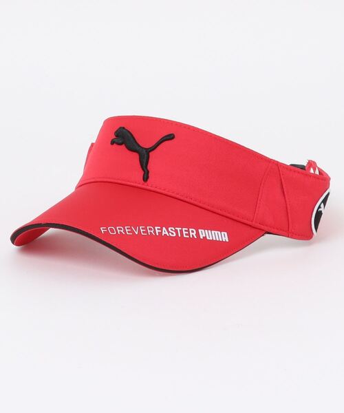 PUMA - 【gamagama】puma サンバイザー 紺 白 PUMA プーマ サンバイザー レディース スポーツ ブランド 春夏