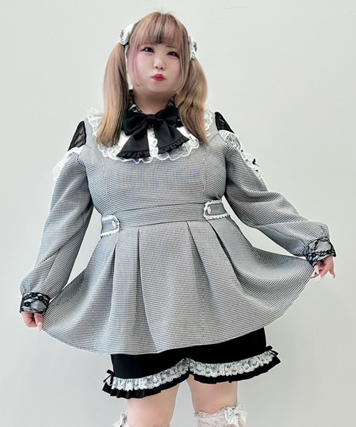 DearMyLoveWhip（ディアマイラブホイップ） ワンピース 袖レース切替