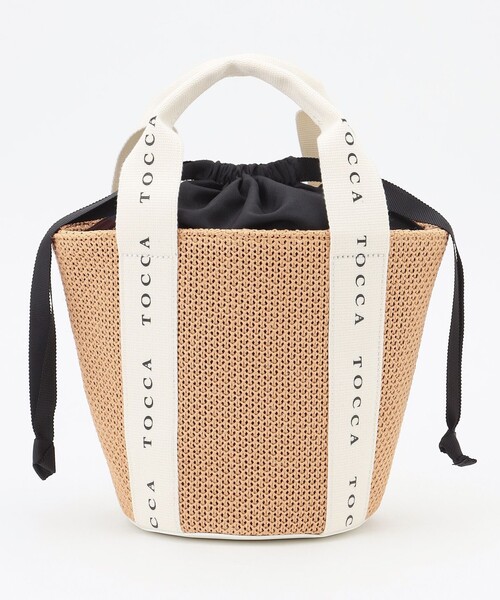 【美品】トッカ TOCCA かごバッグ ハンドバッグ トートバッグ ベージュ TOCCA 「TOCCA」 かごバッグ F ベージュ レディース : ZOZOTOWN