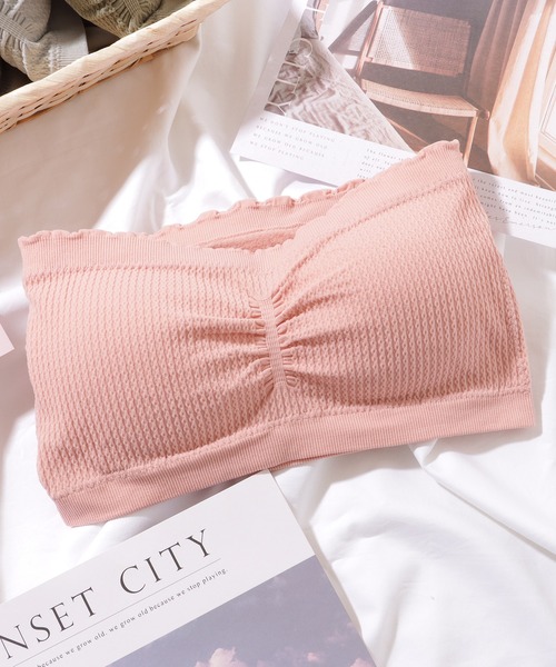 HJelly 編み上げ　ベアトップス HJelly 編み上げ ベアトップス She's Closet チューブトップ ベア