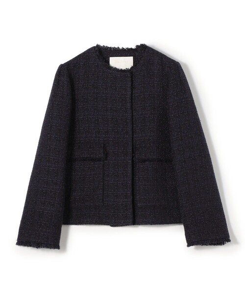 Ballsey（ボールジィ） ジャケット ノーカラージャケット ラメミックス