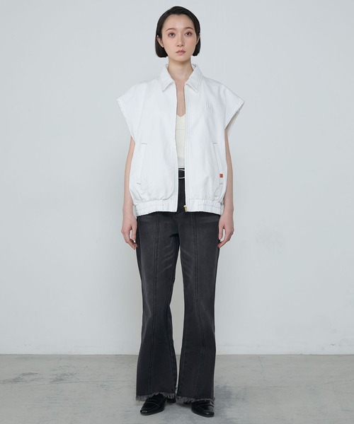 ユニバーサルオーバーオール　ジレ UNIVERSAL OVERALL ベスト ジレ 「UNIVERSAL OVERALL」Zip vest