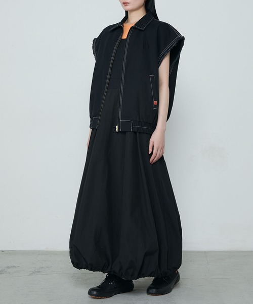 ユニバーサルオーバーオール　ジレ UNIVERSAL OVERALL ベスト ジレ 「UNIVERSAL OVERALL」Zip vest