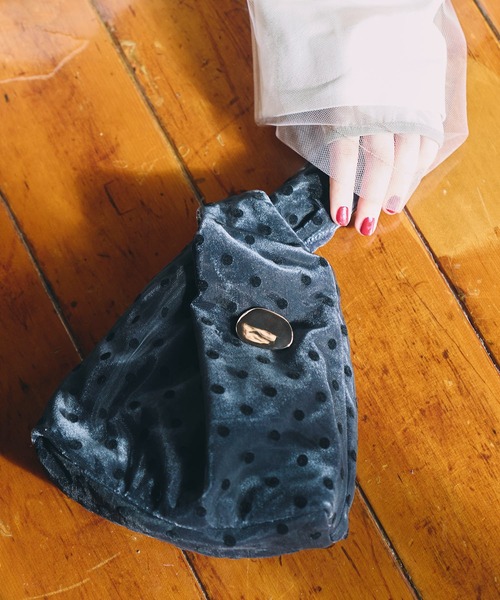 ANDRESD ハンドバッグ ベロアバッグ / velour bag : ZOZOTOWN Yahoo!店 