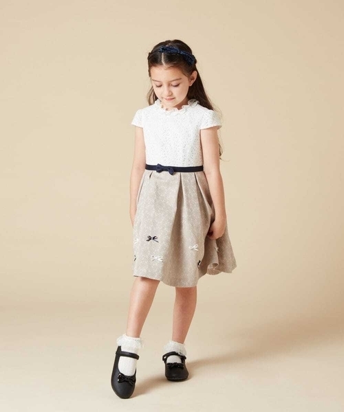 a.v.v ワンピース 「100-130」「セレモニー」フラワージャカード