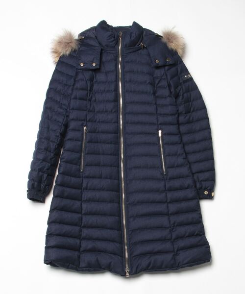 さらさら様タトラス　ダウンコート　ネイビー TATRAS（タトラス） ダウンコート 1 ネイビー レディース : ZOZOTOWN