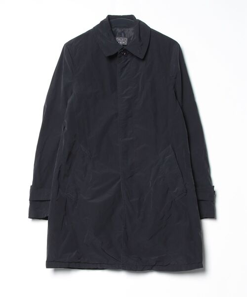 BLUE WORK（ブルーワーク） ステンカラーコート X-SMALL ブラック