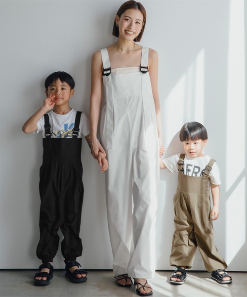 ラッシュガード 撥水素材サロペット/キッズラッシュガード キッズ 子供 男の子 女の子 | ur's | 07