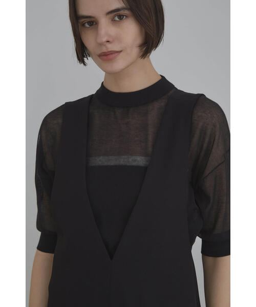 LE PHIL（ル フィル） ジャンパースカート 2WAY ツイルジャンパー